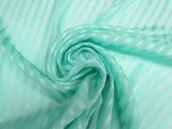 Satin Ribbon Stripe Silk- Mint #5499