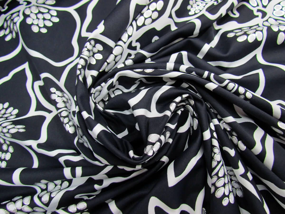 Moonlight Hibiscus Spandex #7487 3 Moonlight Hibiscus Spandex #7487