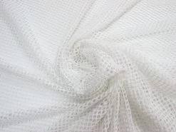 Wide Stretch Fishnet Mesh- Creamy White #7502