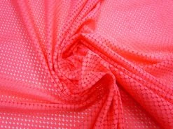 Freckle Stretch Mesh- Sunny Pink #7510