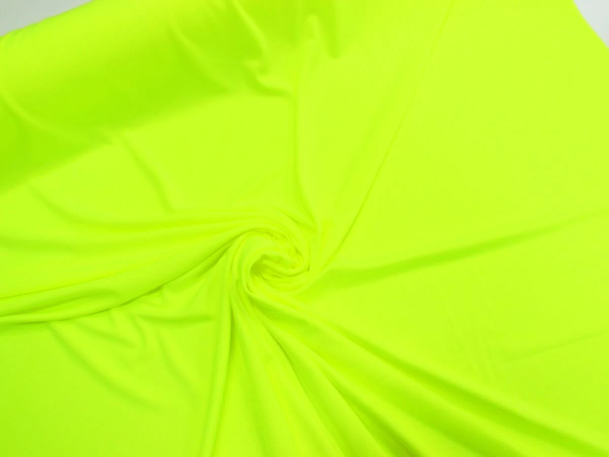 Sports Eyelet Knit- Highlighter Yellow #7514 4 Sports Eyelet Knit- Highlighter Yellow #7514 - Image 2