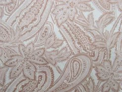 Pretty In Paisley- Tan On Cream #PW1345