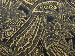 Pretty In Paisley- Yellow On Black #PW1344