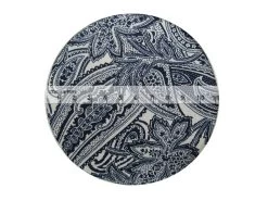 Pretty In Paisley- Navy On Cream #PW1342 -Clothing Fabrics Shop img 6221 2