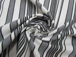 Autumn Stripe Ponte Knit #1997