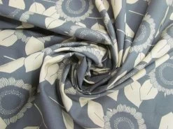Retro Sunflower Cotton- Grey #4250 -Clothing Fabrics Shop img 6623 3