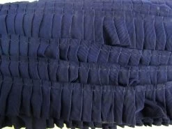 38mm Pleated Grosgrain Ribbon- Navy #931