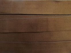 40mm Cotton Herringbone Tape- Brown #942