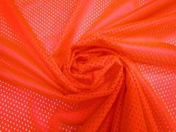 Basketball Mesh- Fluro Coral #4336