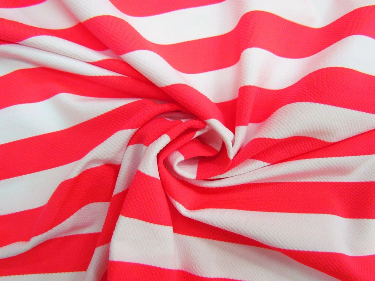 Neon Watermelon Stripe Spandex #7834 3 Neon Watermelon Stripe Spandex #7834
