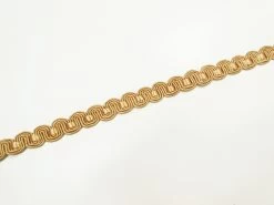 17mm Scallop Weave Tape- Gold #987 -Clothing Fabrics Shop img 7969 3