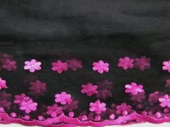 190mm Flower Power Mesh Trim #1020