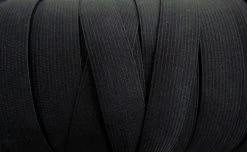 20mm Knitted Elastic- Black #058