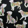 Dog On It Cotton- Large Multi Dog- Black #4400 -Clothing Fabrics Shop img 8138 1 3