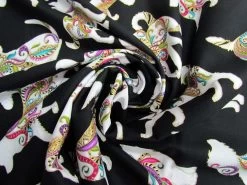 Dog On It Cotton- Large Multi Dog- Black #4400 -Clothing Fabrics Shop img 8141 1 1