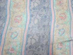 Orchard Garden Silk Georgette- Blue Stripe #5877 8 Orchard Garden Silk Georgette- Blue Stripe #5877 -Clothing Fabrics Shop img 8270 2