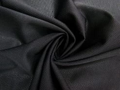 Micro Eyelet Mesh Spandex- Black #8040