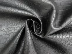 Crocodile Jungle PVC Vinyl- Black #8115