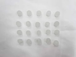 Frosted Glass Beads- 20 For $3- RW138