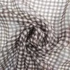 Chocolate Check Silk Chiffon #8246 -Clothing Fabrics Shop img 8932