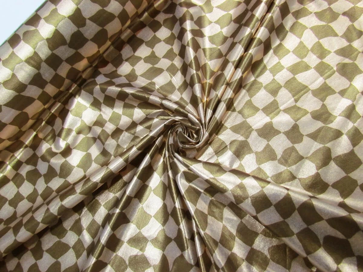 Melted Checkerboard Foile On Spandex #8264 4 Melted Checkerboard Foile On Spandex #8264 - Image 2