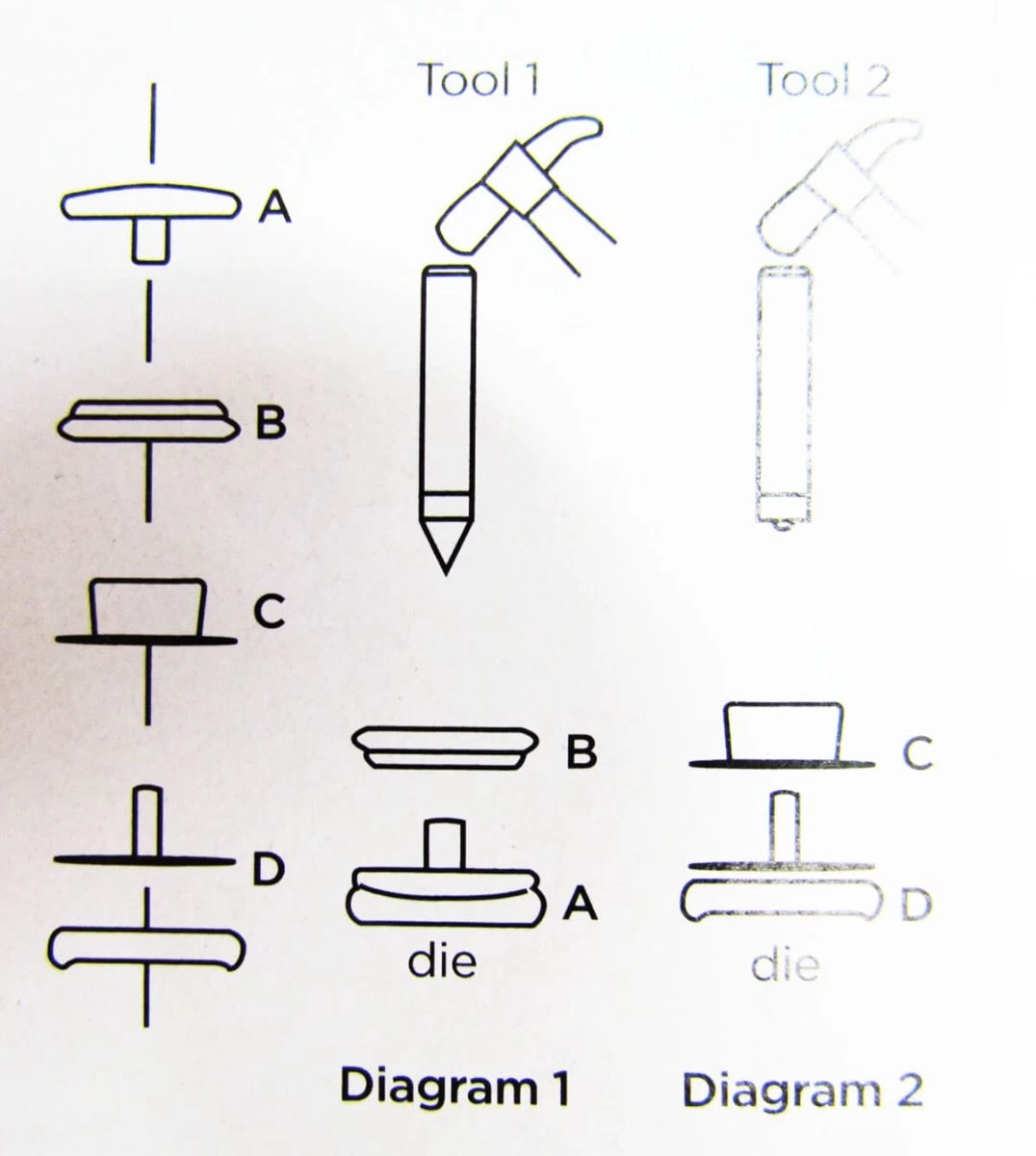 Gold Press Fastener Studs- 15mm- 10 For $4- RW271 5 Gold Press Fastener Studs- 15mm- 10 For $4- RW271 - Image 3
