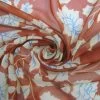 Flowers In The Sky Stretch Mesh- Rust #8307 -Clothing Fabrics Shop img 9241 4
