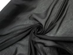 Silk Cotton Voile- Noir #8347 -Clothing Fabrics Shop img 9405 3