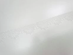 38mm Flower Mandala Lace Trim- White #T010 -Clothing Fabrics Shop img 9447 4