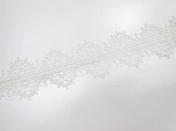 70mm Double Edge Mandala Lace Trim- White #T018 7 70mm Double Edge Mandala Lace Trim- White #T018 -Clothing Fabrics Shop img 9585 4