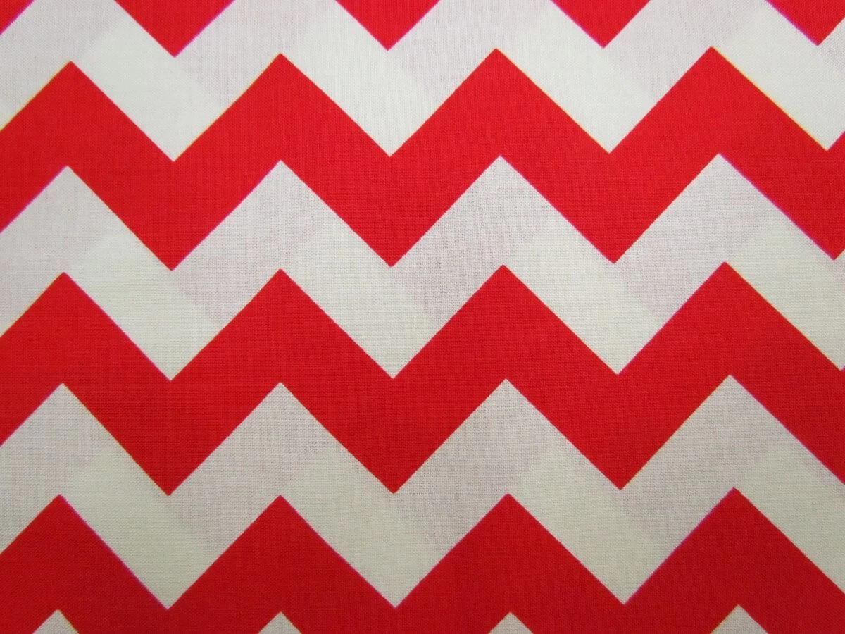 Le Creme Chevron- Red #80 3 Le Creme Chevron- Red #80