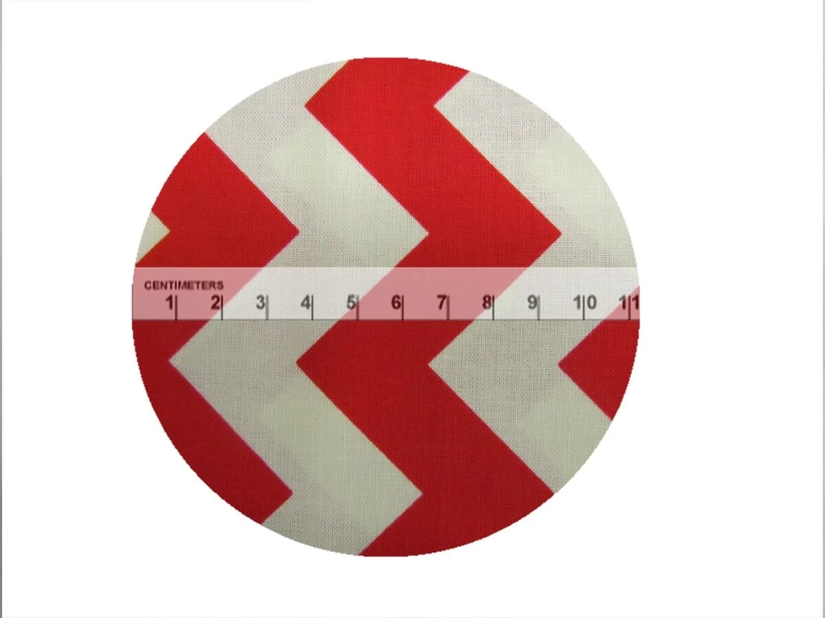 Le Creme Chevron- Red #80 4 Le Creme Chevron- Red #80 - Image 2