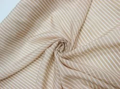 Tan Stripe Sheer Faille #8528 -Clothing Fabrics Shop img 9779 4