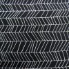 Monochrome Cotton- Odd Stripe- White On Black DV3665 -Clothing Fabrics Shop img 9788 3