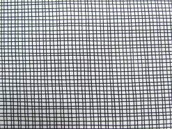Monochrome Cotton- Grid- Black On White DV3656
