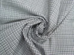 Monochrome Cotton- Grid- Black On White DV3656 -Clothing Fabrics Shop img 9800 3