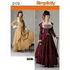 Simplicity Pattern S2172 Women's Costume- Size R5 (14-16-18-20-22) -Clothing Fabrics Shop s2172 envelope front 2