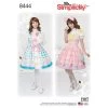 Simplicity Pattern S8444 Women's Lolita Costume- Size P5 (12-14-16-18-20) -Clothing Fabrics Shop s8444 envelope front 2