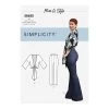 Simplicity Pattern S8655 Mimi G High Waisted Trousers And Tie Top- Size U5 (16-18-20-22-24) -Clothing Fabrics Shop s8655 envelope front 2