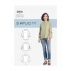 Simplicity Pattern S8920 Misses' Tops- Size U5 (16-18-20-22-24) 2 Simplicity Pattern S8920 Misses' Tops- Size U5 (16-18-20-22-24) -Clothing Fabrics Shop s8920 envelope front 2