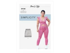 Simplicity Pattern S9150 Misses' Bodysuit & Mini Skirt- Size U5 (16-18-20-22-24)