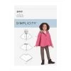 Simplicity Pattern S9197 CHILDREN'S CAPE & PONCHO- Size A (3-4-5-6-7-8)