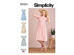 Simplicity Pattern S9324 MISSES' DRESSES- Size R5 (14-16-18-20-22)