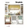 Simplicity Pattern S9399 ROMAN SHADES & VALANCES- Size OS (ONE SIZE) 1 Simplicity Pattern S9399 ROMAN SHADES & VALANCES- Size OS (ONE SIZE) -Clothing Fabrics Shop s9399 envelope front 2