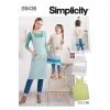 Simplicity Pattern S9436 ADULT & CHILD APRONS- Size A (XS - L / XS - XL) -Clothing Fabrics Shop s9436 envelope front 2