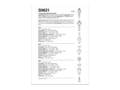 Simplicity Pattern S9621 Lanky Plush Dolls And Clothes By Elaine Heigl Designs- Size OS (One Size Only) -Clothing Fabrics Shop s9621 envelope back