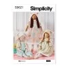 Simplicity Pattern S9621 Lanky Plush Dolls And Clothes By Elaine Heigl Designs- Size OS (One Size Only) -Clothing Fabrics Shop s9621 envelope front
