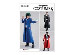 Simplicity Pattern S9630 Men's Costume Coats- Size BB (44-46-48-50-52)