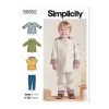 Simplicity Pattern S9652 Toddlers' Tops And Pants- Size A (1/2-1-2-3-4) -Clothing Fabrics Shop s9652 envelope front