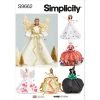 Simplicity Pattern S9662 HOLIDAY FASHION DOLL CLOTHES- Size OS (ONE SIZE) -Clothing Fabrics Shop s9662 main
